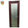 Modern home decorative interior aluminium frame waterproof bathroom door